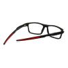 Bifocal Photochromic Reading Glasses Transition Rectangular For Men Women sports Sunglasses Readers Anti-UV anti-glare (black red, 250 magnification) view 4