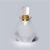 1pc Natural Green Fluorite Charm Quartz Crystal Healing Stone Necklace Pendants Reiki Essential Oil Diffuser Bottle Pendant Gift - (Metal Color: 31.CAT Eye White) view 1