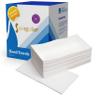 AMERICAN HOMESTEAD Disposable Hand Towels for Bathroom - White Linen-Like Guest Napkins - Ideal Paper Dinner Napkins or Bathroom Towels for Guests - 50 Count - Quilted - 15.5" x 12" view 1