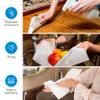 AMERICAN HOMESTEAD Disposable Hand Towels for Bathroom - White Linen-Like Guest Napkins - Ideal Paper Dinner Napkins or Bathroom Towels for Guests - 50 Count - Quilted - 15.5" x 12" view 4