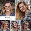 Eyekepper 5-pack Reading Glasses Two Tone Women Readers +3.75 view 2