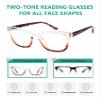 Eyekepper 5-pack Reading Glasses Two Tone Women Readers +3.75 view 4