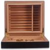 HongLianRiven Cigar Box Humidor Patina Matte Humidor Cedar Wood Humidor Cigar Cabinet Classical Atmosphere Small Cigar Humidor view 2