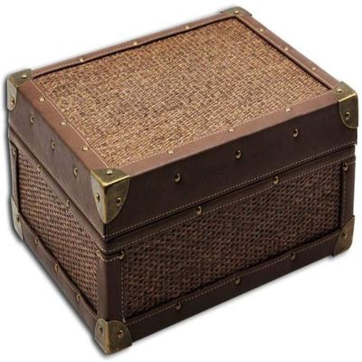 HongLianRiven Cigar Box Humidor Portable with Humidifier/Hygrometer Travel Cigar Humidor Large Capacity