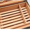 HongLianRiven Cigar Box Humidor Portable with Humidifier/Hygrometer Travel Cigar Humidor Large Capacity view 3