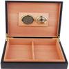 HongLianRiven Cigar Box Humidor Cigar Humidor Hygrometer Travel Portable Cigars Case Box Cedar Wood Lined with Cuban Solid Wood Box view 4