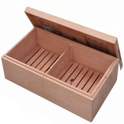 HongLianRiven Cigar Box Humidor Cedar Wood, Cigar Box Without Paint, Cigar Cabinet, Cigar Box, Sealed Thickening Cigar Humidor