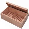 HongLianRiven Cigar Box Humidor Cedar Wood, Cigar Box Without Paint, Cigar Cabinet, Cigar Box, Sealed Thickening Cigar Humidor view 1