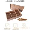 HongLianRiven Cigar Box Humidor Cedar Wood, Cigar Box Without Paint, Cigar Cabinet, Cigar Box, Sealed Thickening Cigar Humidor view 3