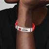 YQSLIN Medical ID Identification Bracelet Type 2 Diabetes Engraved Name Medical Alert Silicone Adjustable Sport Bracelet for Men Women view 4
