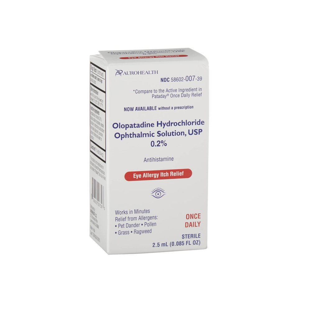 Auro Health OLOPATADINE (OTC) 0.2% OPHTHALMIC SOLUTION (Bottle, 2.5 Milliliter)