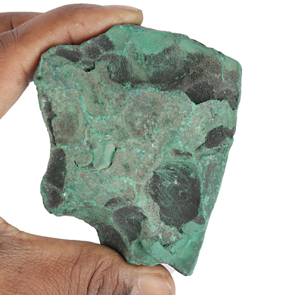 GEMHUB Rough Natural Healing Crystal Loose Green Malachite Gemstone 1813 Ct Certified Raw Rock Mineral Stone Specimen