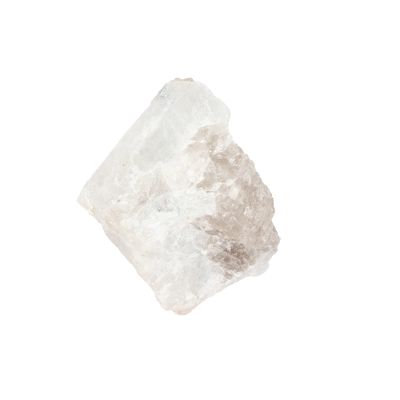 GEMHUB Large 168.60 CT Raw White Rainbow Calcite Rough Crystal, Healing Crystal White Color, Beautiful White Rainbow Calcite for Collection