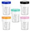 Sibba 5 Pieces Manually Contact Lens Washer Cleaner, Lens Cleaning Container for Everyday Use, Contact Lens Cases, Contact Lens Soak Storage Kit for Travel Home view 1