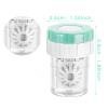 Sibba 5 Pieces Manually Contact Lens Washer Cleaner, Lens Cleaning Container for Everyday Use, Contact Lens Cases, Contact Lens Soak Storage Kit for Travel Home view 2