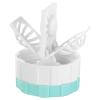 Sibba 5 Pieces Manually Contact Lens Washer Cleaner, Lens Cleaning Container for Everyday Use, Contact Lens Cases, Contact Lens Soak Storage Kit for Travel Home view 4