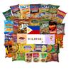 Filipino Snacks Box Variety Pack Assortment of 10 Authentic Food Products like Boy Bawang, Lucky Me, JackNJill, Skyflakes and more with Philippines Flag and Pride Stickers view 1