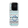 MightySkins Skin Compatible with Blink Video Doorbell - Turquoise Tribal | Protective, Durable, and Unique Vinyl Decal wrap Cover | Easy to Apply, Remove, and Change Styles | Made in The USA view 1
