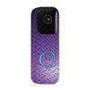 MightySkins Carbon Fiber Skin Compatible with Blink Video Doorbell - Purple Diamond Plate | Protective, Durable Textured Carbon Fiber Finish | Easy to Apply & Change Styles | Made in The USA view 1