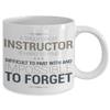 A truly great instructor| thank you appreciation gift idea| is hard to find difficult| 11oz, 15oz view 2