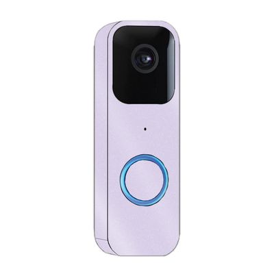 MightySkins Glossy Glitter Skin Compatible with Blink Video Doorbell - Solid Lilac | Protective, Durable High-Gloss Glitter Finish | Easy to Apply and Change Styles | Made in The USA