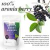 powbab Aronia Berry Powder from 100% USA Grown Organic Aronia Chokeberry. No Added Sugar. Not Freeze Dried. Made in the USA Black Chokeberry for Immune System, Circulation (3.5 oz (Pack of 5)) view 2