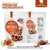 Dark Chocolate Covered Pretzels By Natural Cravings- Crunchy Coated Tasty Pretzel Snack Pack For Office, School, Gym, Travels & More- Kosher Gourmet Dipped Pretzel Treat With Authentic Flavor- 7 ounces (Milk Chocolate Pretzels) view 3