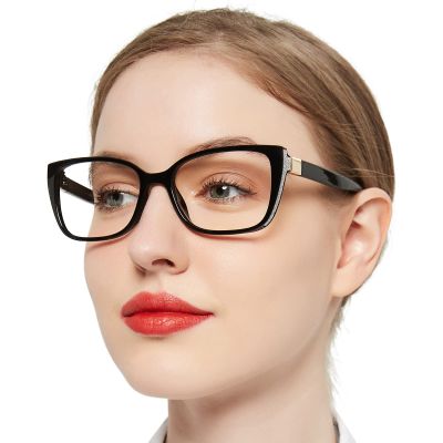 OCCI CHIARI Bifocal Reading Glasses Womens Blue light Blocking Readers 1.0 1.5 2.0 2.5 3.0 3.5(3.5 black
