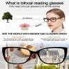 OCCI CHIARI Bifocal Reading Glasses Womens Blue light Blocking Readers 1.0 1.5 2.0 2.5 3.0 3.5(3.5 black view 3