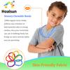 Hoaisun Chew Necklaces for Sensory Kids, Cloth Fabric Necklace Oral Toys for Boys Girls Alternative to Chewing, Terry Absorbent Chewy Toy Autism for ADHD SPD Fidgeting 6 Pack view 2
