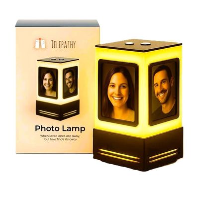 ZOCI VOCI Telepathy Friendship Lamp with 4 Insertable Photos