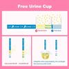 HEAL-CHECK 50 Count Ovulation Test Strips with Cups, Bulk Ovulation Test Strips for Women, Ovulation Predictor Kit, Accurate Fertility Tests for Home, Individually Wrapped 5mm LH view 4