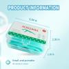 Dental Floss Picks, 5 Travel Floss Cases 300 Counts Dental Flossers,Floss Sticks,Tooth Floss,Dental Sticks,Dental Picks Disposable,Teeth Flossers Picks view 4