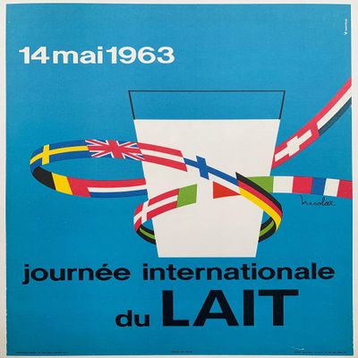International Milk Day Poster Reproduction 50 x 70 cm Luxury Paper 300 g