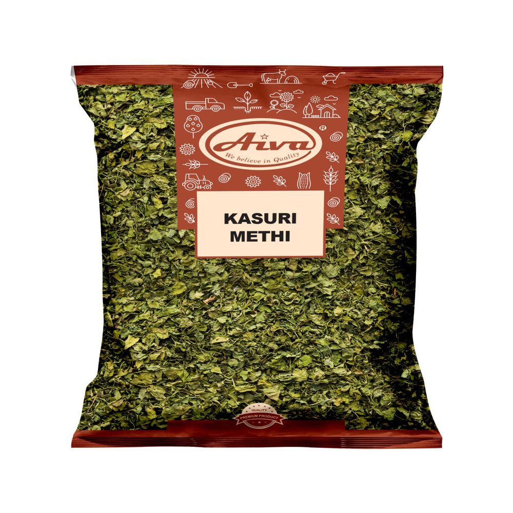 Aiva Dried Fenugreek Leaves (Kasuri Methi) (7 oz)  Indian Origin, Premium Herb for Cooking and Seasoning
