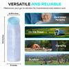 MedVance- Urinals for Men 1000ml with Glow in The Dark Spill Proof Pop Cap Lid, Plastic Pee Bottles for Men, Male Urinals, Pee Container Men, Portable Urinal for Car, Elderly & Incontinence (6 Pack) view 2