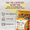 BeanVIVO (Pack of 6) Organics 15g Plant based Protein BBQ Pinto Beans - Good Source of Fiber - Nutritious & Microwave Meals - Gluten-Free Plant Food - 10 oz view 3