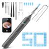 Ear Wax Removal Tool Camera - Ear Cleaner with 1080P HD Camera, FSA - HSA Store Eligible, Otoscope with Light, Earwax Removal Kit with 50 Replacement Tips for iPhone, iPad, Android Phones (Gray) view 1