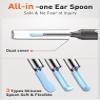 Ear Wax Removal Tool Camera - Ear Cleaner with 1080P HD Camera, FSA - HSA Store Eligible, Otoscope with Light, Earwax Removal Kit with 50 Replacement Tips for iPhone, iPad, Android Phones (Gray) view 3