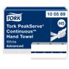 Tork PeakServe Continuous Paper Hand Towels White H5, Advanced, Compressed, 12 x 270 sheets, 100589 view 1