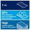 Tork PeakServe Continuous Paper Hand Towels White H5, Advanced, Compressed, 12 x 270 sheets, 100589 view 4