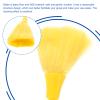 BESPORTBLE Electrostatic Duster 3pcs Small Duster Brush Non Slip Handle Dusting Sweeping Brush Temple Statue Collectables Cleaning Supplies for Home Office Shop Yellow Car Interior Cleaning Brush view 4