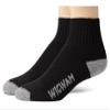 Wigwam Diabetic Sport Quarter Socks 2-Pack Black Medium view 1