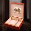HongLianRiven Cigar Box Humidor Cigars Large Capacity Hygrometer and Humidifier Sealed Cigar Cabinet Cedar Lining Box view 4