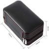 HongLianRiven Cigar Box Humidor Cigar Humidor Cedar Wood Lined Leather Surface with Humidifier Travel Portable Box view 2