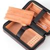 HongLianRiven Cigar Box Humidor Cigar Humidor Cedar Wood Lined Leather Surface with Humidifier Travel Portable Box view 3