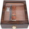 HongLianRiven Cigar Box Humidor Cigars Large Capacity Hygrometer and Humidifier Sealed Cigar Cabinet view 1