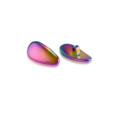 1 Pair Ceramics Glasses Nose Pads Myopia Glasses Screw Type Nose Pad Accessories - Colorful