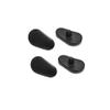 2 Pairs Ceramics Glasses Nose Pads Myopia Glasses Screw Type Nose Pad Accessories - Black view 1