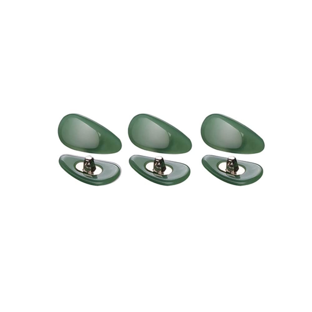 3 Pairs Jade Glasses Nose Pads Myopia Glasses Screw Type Nose Pad Accessories - Green